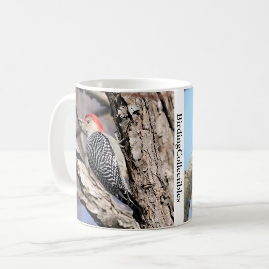 Rotbauchspecht III Tasse (Vorderseite Links)