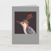 Rotbauchspecht Karte (Vorderseite)