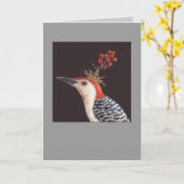 Rotbauchspecht Karte (Gelbe Blume)