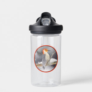 Rotbauchspecht Malerei Originale Vogelkunst Trinkflasche