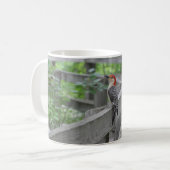 Rotbauchspecht-Tasse Kaffeetasse (Vorderseite Links)