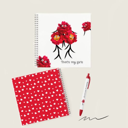 Rotbäuerchen Notizblock