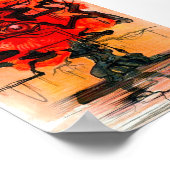 Rotbaum Poster (Ecke)