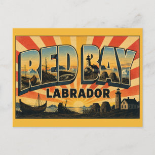 Rotbay Labrador UNESCO Baskische Walfangstation Postkarte