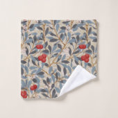 Rotbeerbaum, William Morris Badhandtuch Set (Waschlappen)