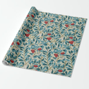 Rotbeerbaum, William Morris Geschenkpapier