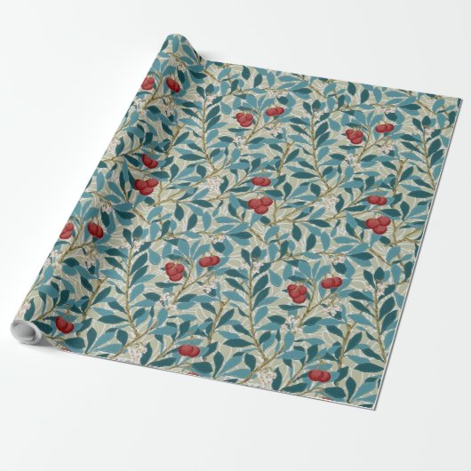 Rotbeerbaum, William Morris Geschenkpapier (Ungerollt)