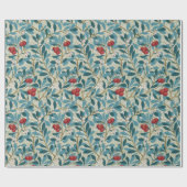 Rotbeerbaum, William Morris Geschenkpapier (Flach)
