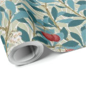 Rotbeerbaum, William Morris Geschenkpapier (Rolleneckpunkt)