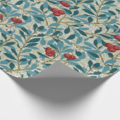Rotbeerbaum, William Morris Geschenkpapier (Ecke)