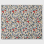 Rotbeerbaum, William Morris Geschenkpapier (Flach)