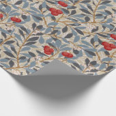 Rotbeerbaum, William Morris Geschenkpapier (Ecke)