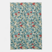 Rotbeerbaum, William Morris Geschirrtuch (Vertikal)