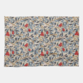Rotbeerbaum, William Morris Geschirrtuch (Horizontal)