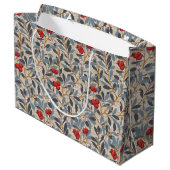 Rotbeerbaum, William Morris Große Geschenktüte (Rückseite Schrägansicht)