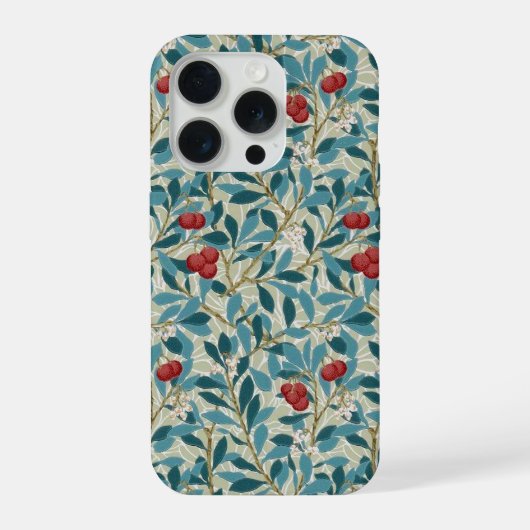 Rotbeerbaum, William Morris iPhone Hülle (Rückseite)