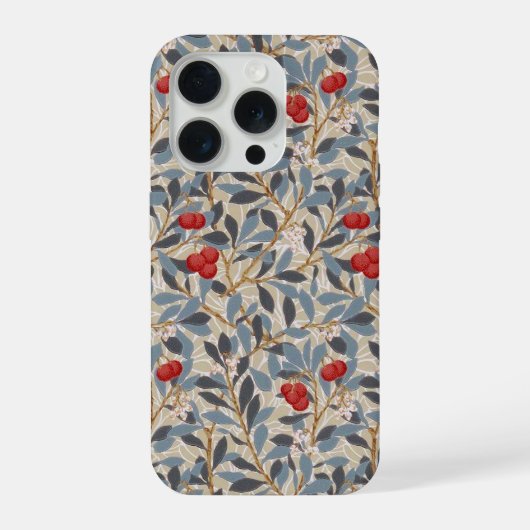 Rotbeerbaum, William Morris iPhone Hülle (Rückseite)
