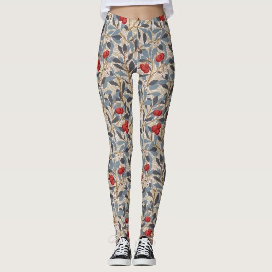 Rotbeerbaum, William Morris Leggings (Vorderseite)