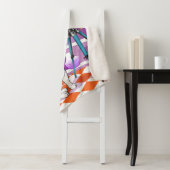 Rotbeige Welpe und Teleskop im Schloss Sherpadecke (Beispiel)