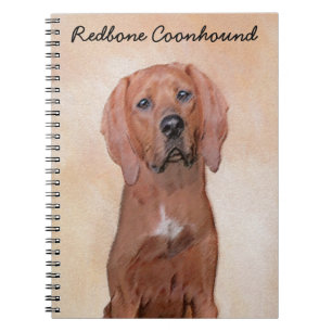 Rotbein-Innenmalerei - Niedliche Original Hundkuns Notizblock
