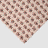 Rotbein-Innenmalerei - Niedliche Original Hundkuns Seidenpapier (Ausschnitt)