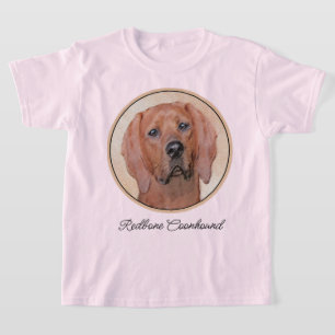 Rotbein-Innenmalerei - Niedliche Original Hundkuns T-Shirt
