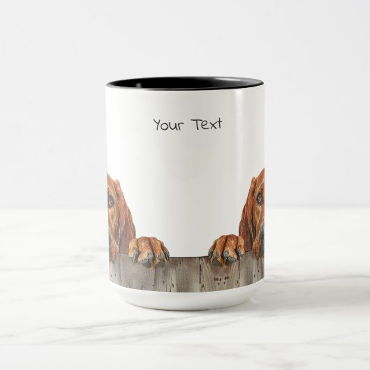 Rotbein-Konhorn-Tasse Tasse (Zentrum)