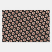 Rotbein-Kontrastmalerei Niedliche Original Hundkun Geschenkpapier Set (Vorderseite 3)