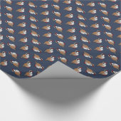 Rotbeintridge Geschenkpapier (Ecke)