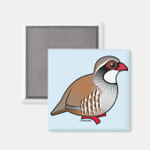 Rotbeintridge Magnet (Vorderseite/Rückseite)