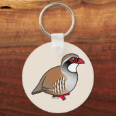 Rotbeintridge Schlüsselanhänger (Vorderseite)