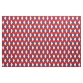 Rotblau-Weiße Raute Muster Stoff (Yard (91,4 cm))