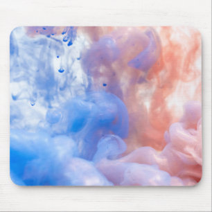 Rotblauer Rauch Mousepad