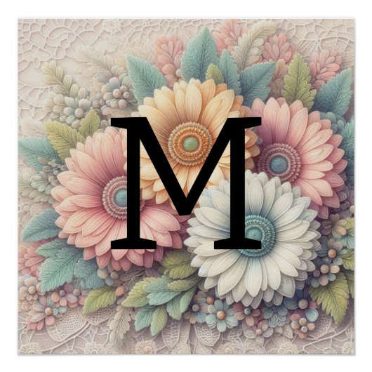 Rotblütenblütenbarsch Poster (Vorderseite)