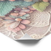 Rotblütenblütenbarsch Poster (Ecke)