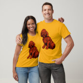 Rotbraun Labradoodle T - Shirt (Unisex)