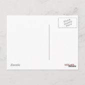 Rotbraun Postkarte (Rückseite)