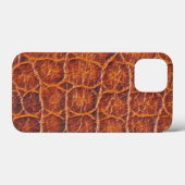 Rotbraune Alligator-Skin Case-Mate iPhone Hülle (Rückseite (Horizontal))