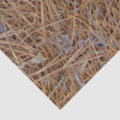 Rotbraune Kiefernstrohnadeln Foto Seidenpapier (Ausschnitt)