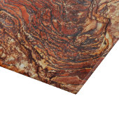 Rotbraune Rock Textur Schneidebrett (Ecke)