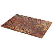 Rotbraune Rock Textur Schneidebrett (Ecke)