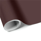 Rotbraunes Wrapping Paper Geschenkpapier (Rolleneckpunkt)