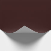 Rotbraunes Wrapping Paper Geschenkpapier (Ecke)