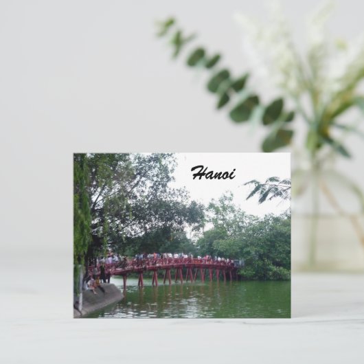 Rotbrücke Postkarte (Stehend Vorderseite)