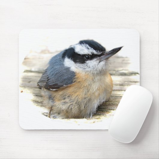 Rotbrüstiger Kleiber Mousepad (Mit Mouse)