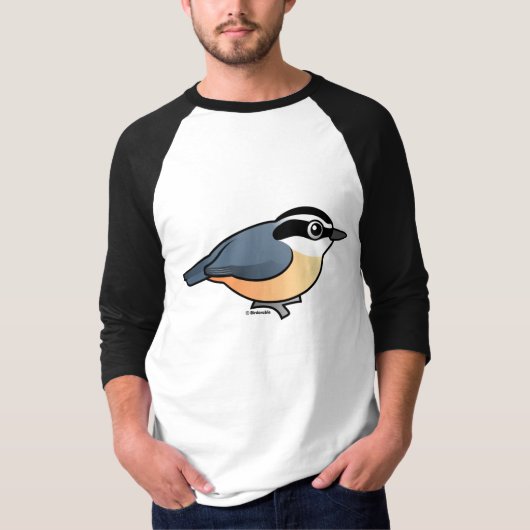 Rotbrüstiger Kleiber T-Shirt (Vorderseite)