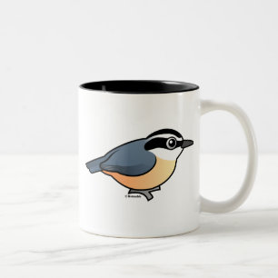 Rotbrüstiger Kleiber Zweifarbige Tasse
