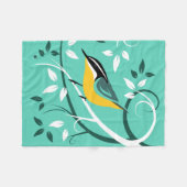 Rotbrustnuthatch Fleecedecke (Vorderseite (Horizontal))