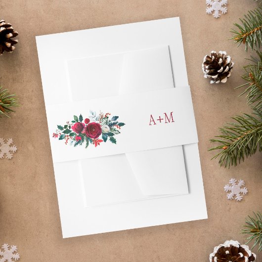 Rotburgund-Werner-Ponys Hochzeitmonographie Einladungsbanderole