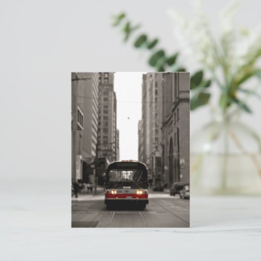 Rotbus Postkarte (Stehend Vorderseite)